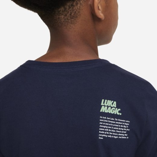 T-shirt dla dużych dzieci Luka Dončić Select Series Nike NBA - Niebieski Nike L Nike poland
