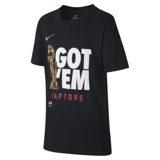 T-shirt dla dużych dzieci NBA Parade Toronto Raptors Nike Dri-FIT „Got 'Em” - Nike SMALL Nike poland