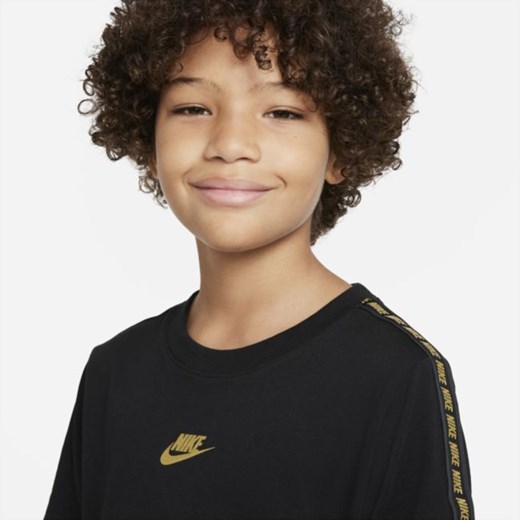 T-shirt dla dużych dzieci (chłopców) Nike Sportswear - Czerń Nike M Nike poland