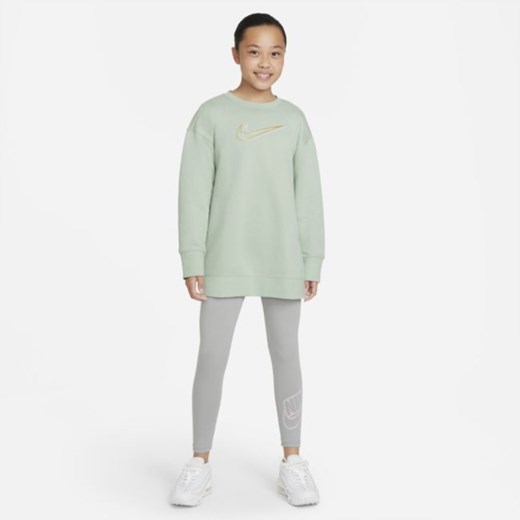 Bluza dresowa dla dużych dzieci (dziewcząt) Nike Sportswear - Zieleń Nike L Nike poland
