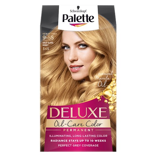 Palette, Deluxe, farba permanentna do włosów, złoty świetlisty miodowy blond nr Palette smyk okazyjna cena