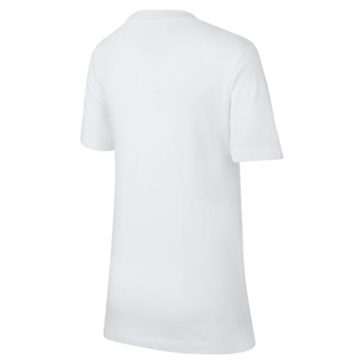 Bawełniany T-shirt dla dużych dzieci Nike Sportswear - Biel Nike M Nike poland