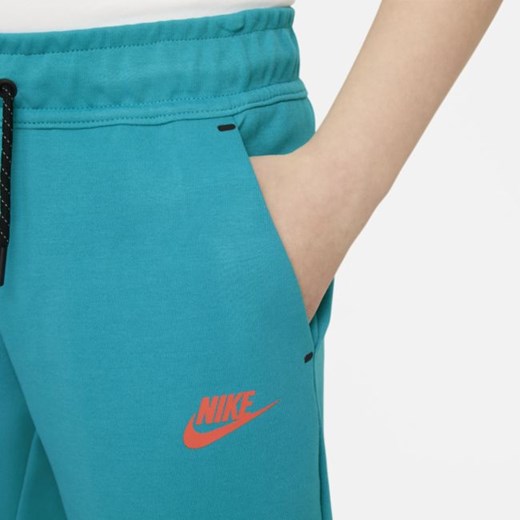Spodenki dla dużych dzieci (chłopców) Nike Sportswear Tech Fleece - Niebieski Nike M wyprzedaż Nike poland