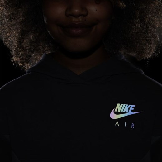 Sukienka z dzianiny dla dużych dzieci (dziewcząt) Nike Air - Czerń Nike M okazja Nike poland