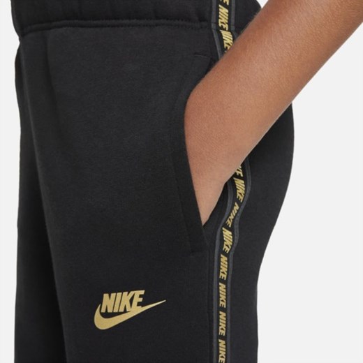 Spodnie z dzianiny dla dużych dzieci (chłopców) Nike Sportswear - Czerń Nike S Nike poland
