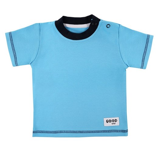 T-shirt chłopięcy, niebieski, Eevi Eevi 74 okazyjna cena smyk