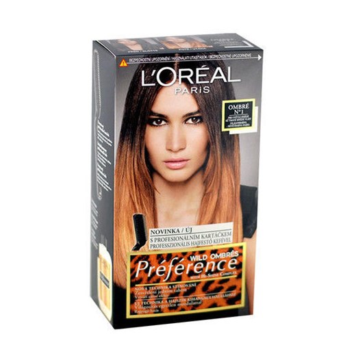 L´Oreal Paris Préférence Wild Ombrés Hair Colour 1szt W Farba do włosów Ombré No.1 e-glamour pomaranczowy farby do włosów