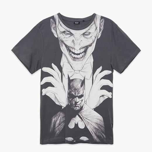 Cropp - Koszulka z nadrukiem Batman - Szary Cropp S okazja Cropp