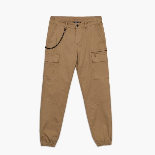 Cropp - Joggery z łańcuchem - Żółty Cropp 34 Cropp