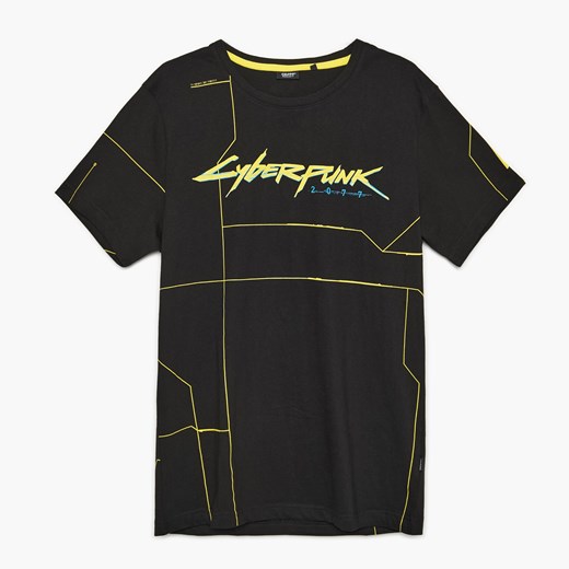 Cropp - Koszulka Cyberpunk 2077 - Czarny Cropp S promocja Cropp