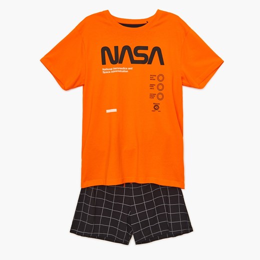 Cropp - Dwucześciowa piżama NASA - Czerwony Cropp XL Cropp