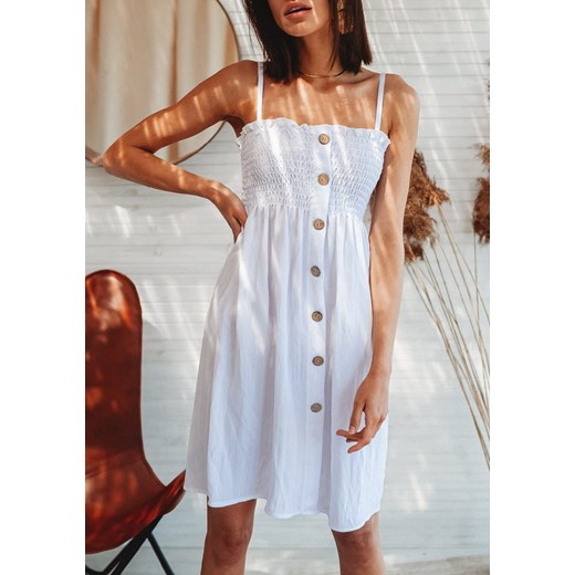 Sukienka Dorena - biała Latika promocyjna cena Butik Latika