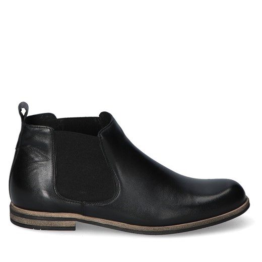 Buty zimowe męskie Pan eleganckie bez zapięcia