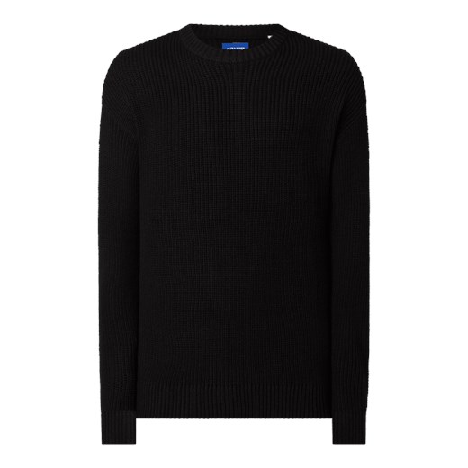 Sweter z prążkowaną fakturą model ‘Brink’ Jack & Jones M Peek&Cloppenburg 