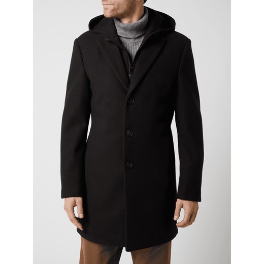 Krótki płaszcz na zamek błyskawiczny z plisą XL Peek&Cloppenburg 