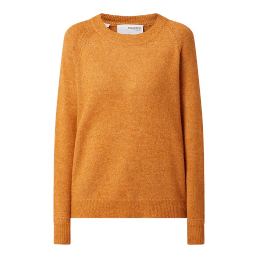 Sweter damski pomarańczowa Selected Femme 