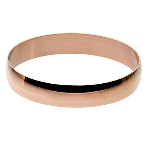 Minimalistyczna bransoleta bangle, różowe złoto ze sklepu manoki.pl w kategorii Bransoletki - zdjęcie 126521788