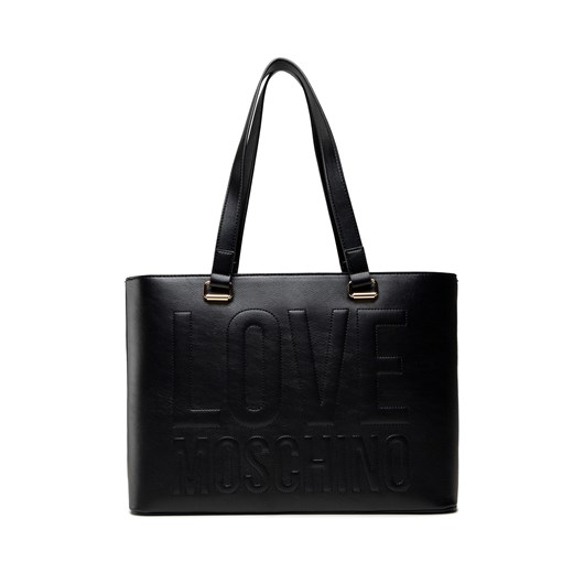 Czarna shopper bag Love Moschino 
