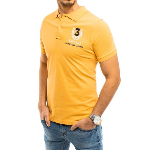 Koszulka polo męska żółta Dstreet PX0358 Dstreet M DSTREET