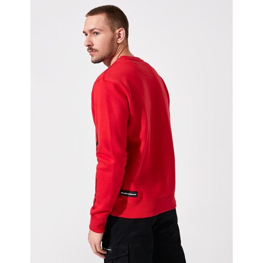 Bluza DEXT SCULL CREW Czerwony S S Diverse promocyjna cena