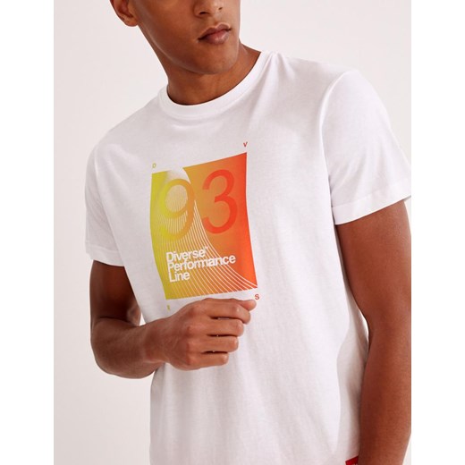 Koszulka TECH 09 A Biały S Diverse S okazyjna cena Diverse