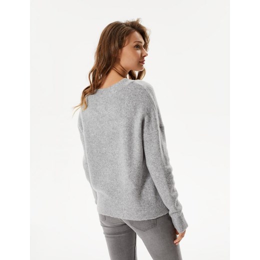 Sweter RYS Szary Melanż XS Diverse M Diverse
