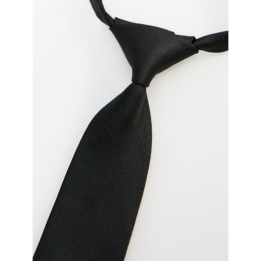 Reserved - Żakardowy krawat z regulacją dopasowania - Czarny Reserved ONE SIZE Reserved