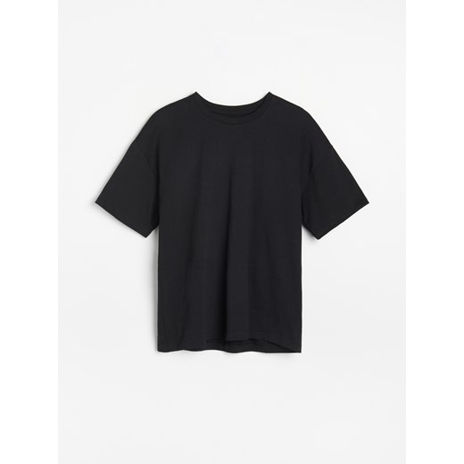 Reserved - T-shirt oversize - Czarny Reserved L Reserved