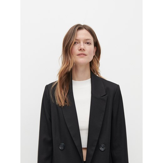 Reserved - Gładka marynarka garniturowa - Czarny Reserved 34 Reserved