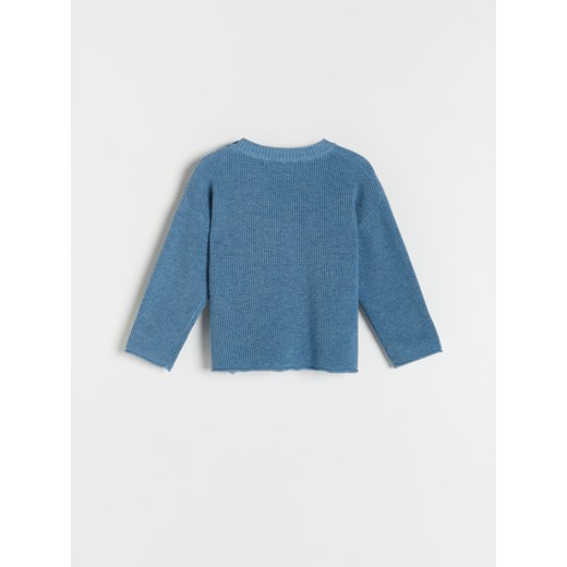 Reserved - Bawełniany sweter - Niebieski Reserved 86 okazja Reserved