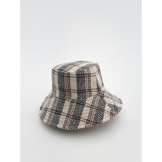 Reserved - Kapelusz tupu bucket z wełną - Brązowy Reserved S Reserved