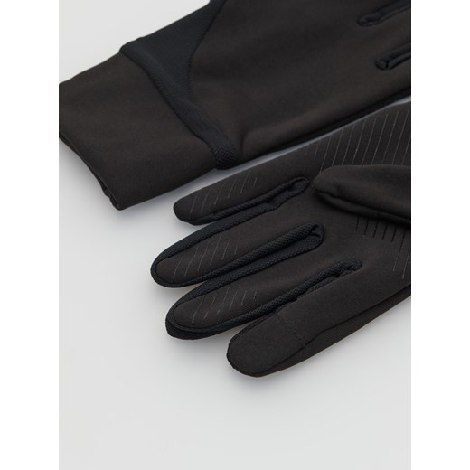 Reserved - Czarne rękawiczki - Czarny Reserved L Reserved