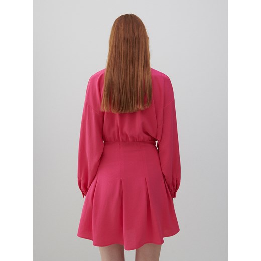 Reserved - Koszulowa sukienka - Różowy Reserved 42 Reserved