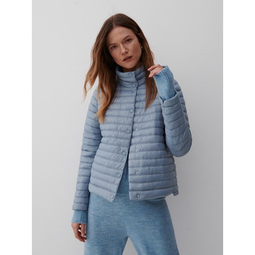 Reserved - Pikowana kurtka ze stójką - Niebieski Reserved 34 Reserved