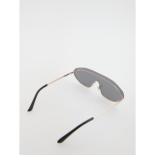 Reserved - Okulary przeciwsłoneczne - Złoty Reserved ONE SIZE Reserved okazja