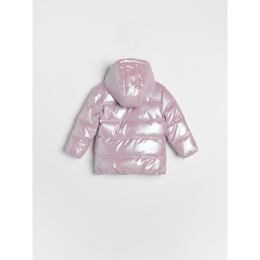 Reserved - Pikowana kurtka z metalicznym wykończeniem - Różowy Reserved 98 Reserved