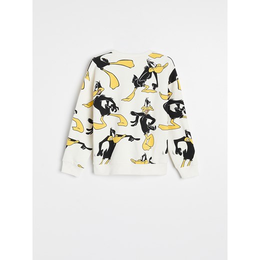 Reserved - Bluza Kaczor Daffy - Kremowy Reserved 116 Reserved