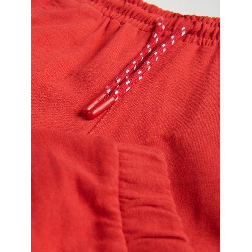 Reserved - Dresowe spodnie z kieszeniami - Czerwony Reserved 158 Reserved