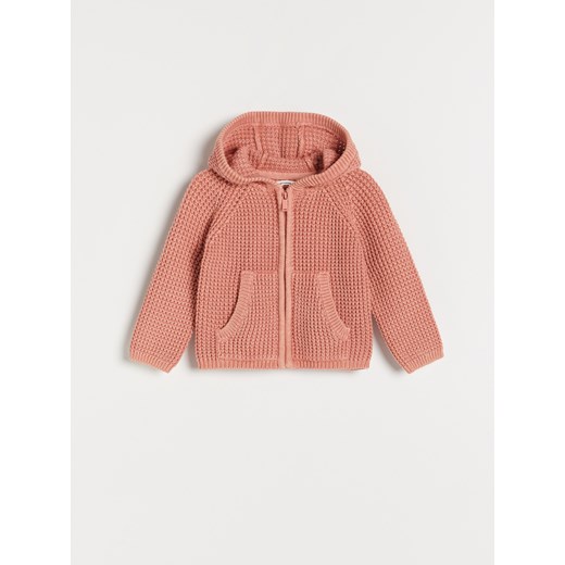 Reserved - Bawełniany sweter z kapturem - Pomarańczowy Reserved 92 Reserved
