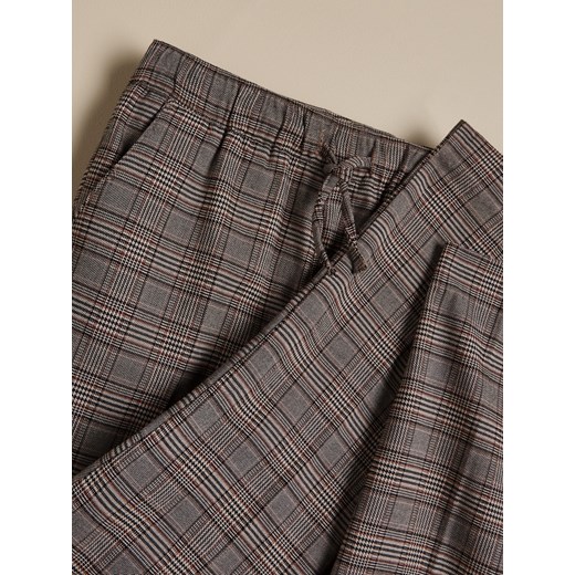 Reserved - Spodnie w kant z wiskozą - Szary Reserved 122 Reserved