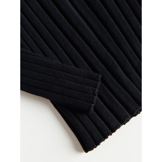 Reserved - Prążkowany sweter - Czarny Reserved 152 Reserved