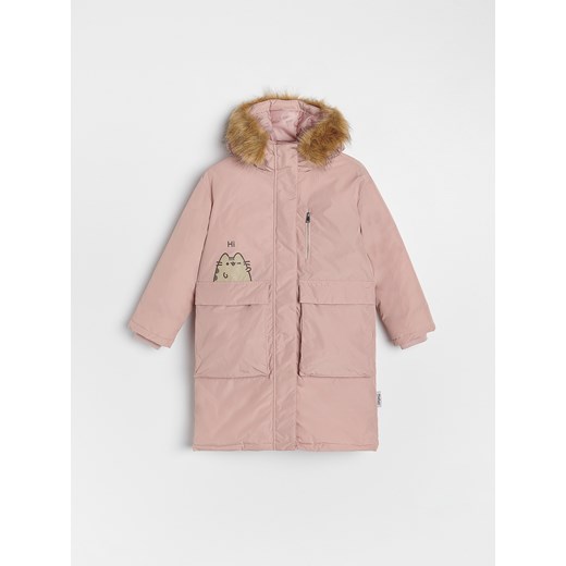Reserved - Płaszcz Pusheen - Różowy Reserved 140 Reserved