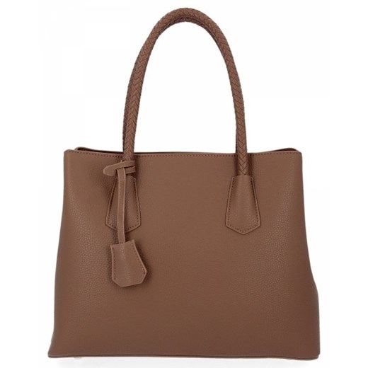 Shopper bag Herisson elegancka bez dodatków ze skóry ekologicznej 