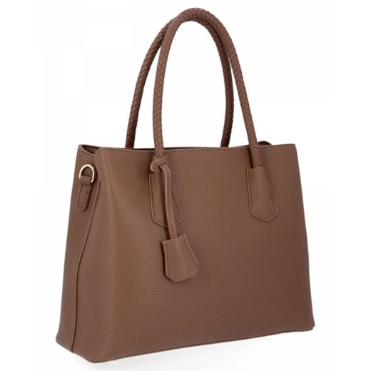 Shopper bag Herisson bez dodatków ze skóry ekologicznej elegancka