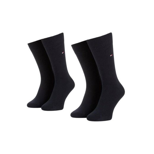 SKARPETY MĘSKIE TOMMY HILFIGER 371111 CIEMNOGRANATOWE 2 PACK Tommy Hilfiger Socks 39-42 Royal Shop