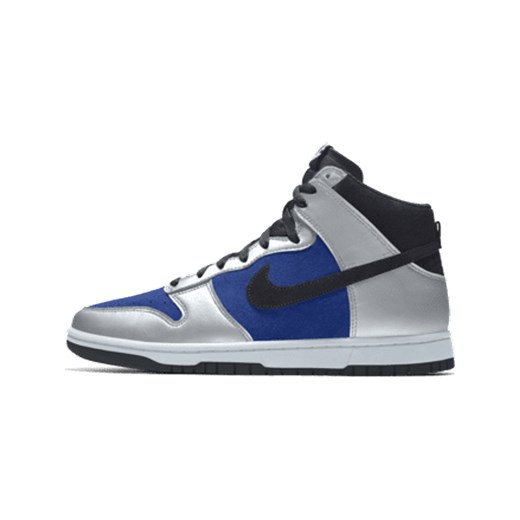 Personalizowane buty męskie Nike Dunk High By You - Niebieski Nike 48.5 Nike poland