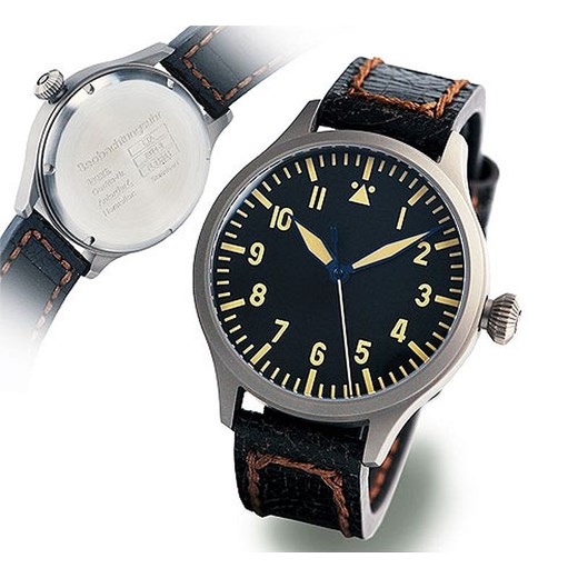 NAV B-UHR Vintage tytanowy 47 mm steinhart-zegarki czarny elegancki