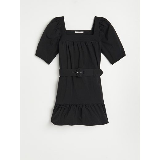 Reserved - Dzianinowa sukienka - Czarny Reserved XS wyprzedaż Reserved
