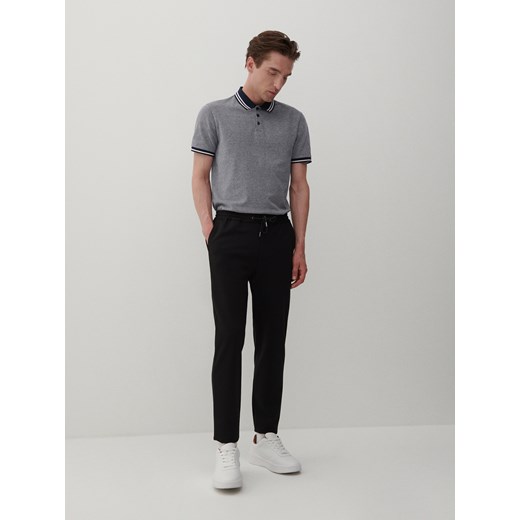 Reserved - Joggery slim fit - Czarny Reserved M Reserved