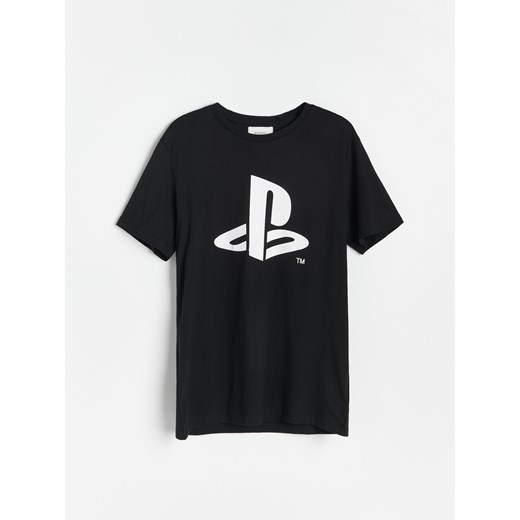 Reserved - Koszulka z nadrukiem Playstation - Czarny Reserved L Reserved
